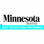 Minnesota monthly - 2019 top doctors for women recognition badge.