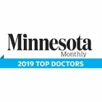 Minnesota monthly magazine cover highlighting the 2019 top doctors.