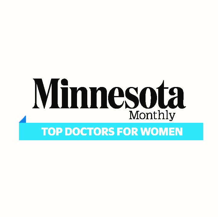 Minnesota monthly: top doctors for women recognition banner.